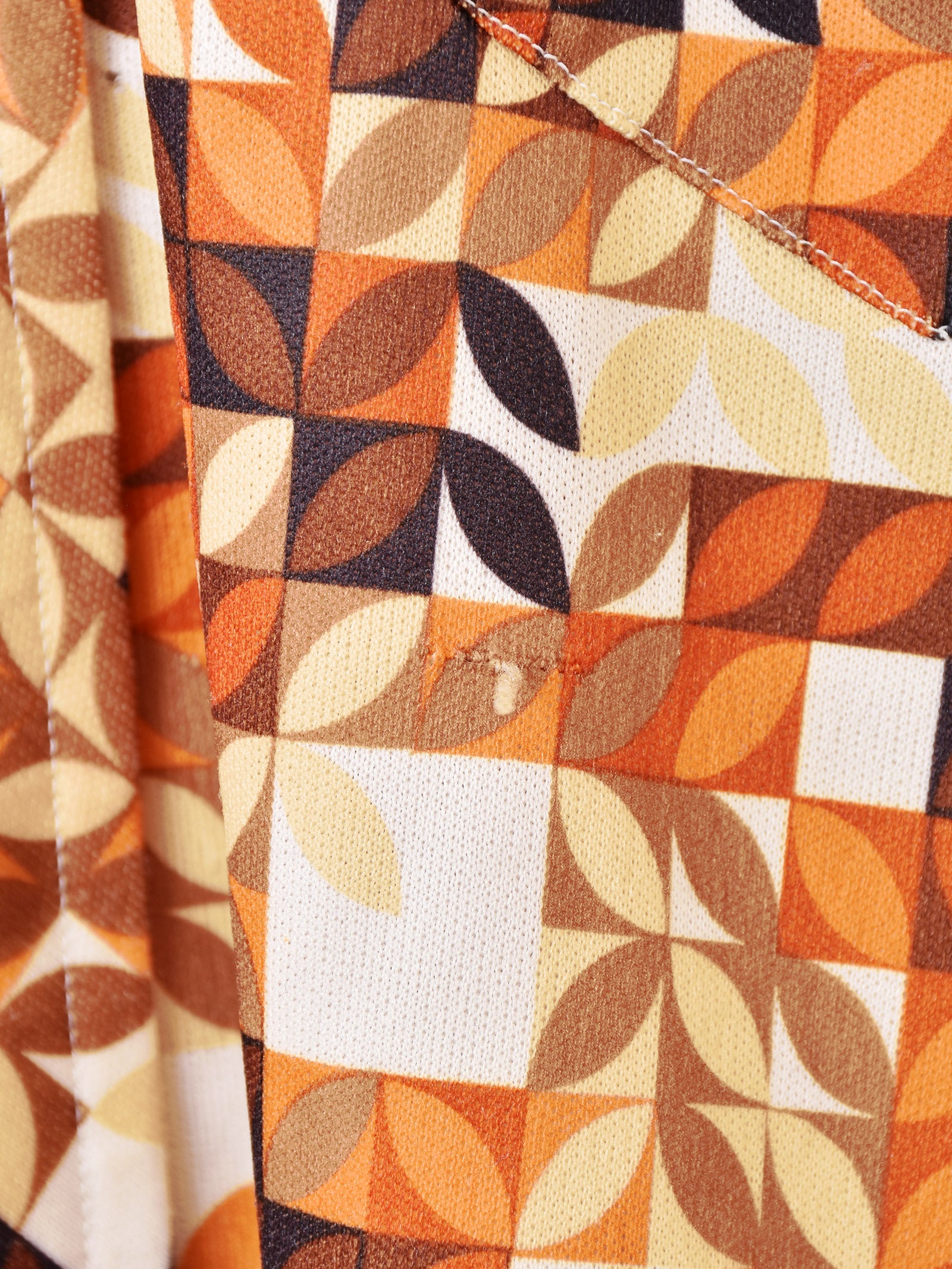 70年代〜 Vintage HOT STUFF 総柄 長袖 シャツ ブラウス 70年代 ビンテージ 総柄 シャツ / 70's vintage all pattern sh