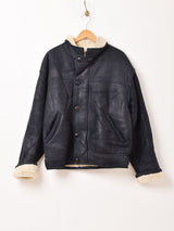 "Shearling" Black Mouton Jacket