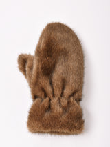 【2色展開】フェイクファー ミトン