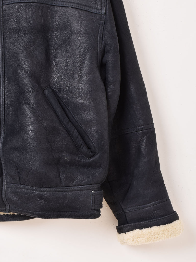 "Shearling" Black Mouton Jacket