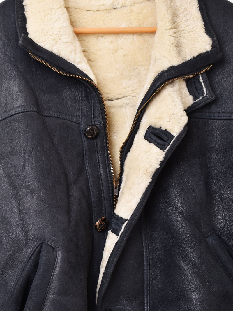 "Shearling" Black Mouton Jacket