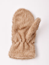 【2色展開】フェイクファー ミトン