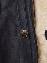 "Shearling" Black Mouton Jacket