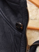 "Shearling" Black Mouton Jacket