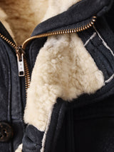 "Shearling" Black Mouton Jacket