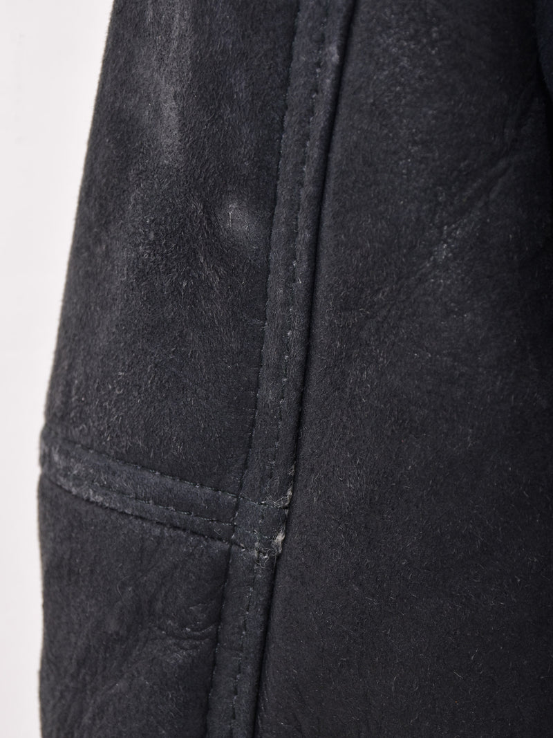 "Shearling" Black Mouton Jacket