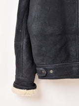 "Shearling" Black Mouton Jacket