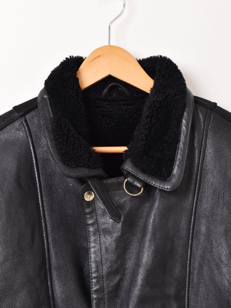 Made In Germany　Black Mouton Jacket