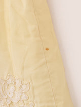 50's〜60's 花柄 レース 長袖ワンピース