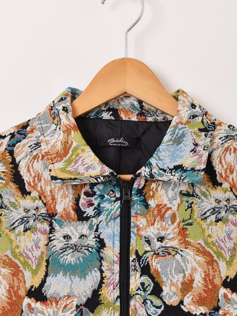 melange メラーンジュ アニマル柄 ゴブランジャンパー 2024年モデル