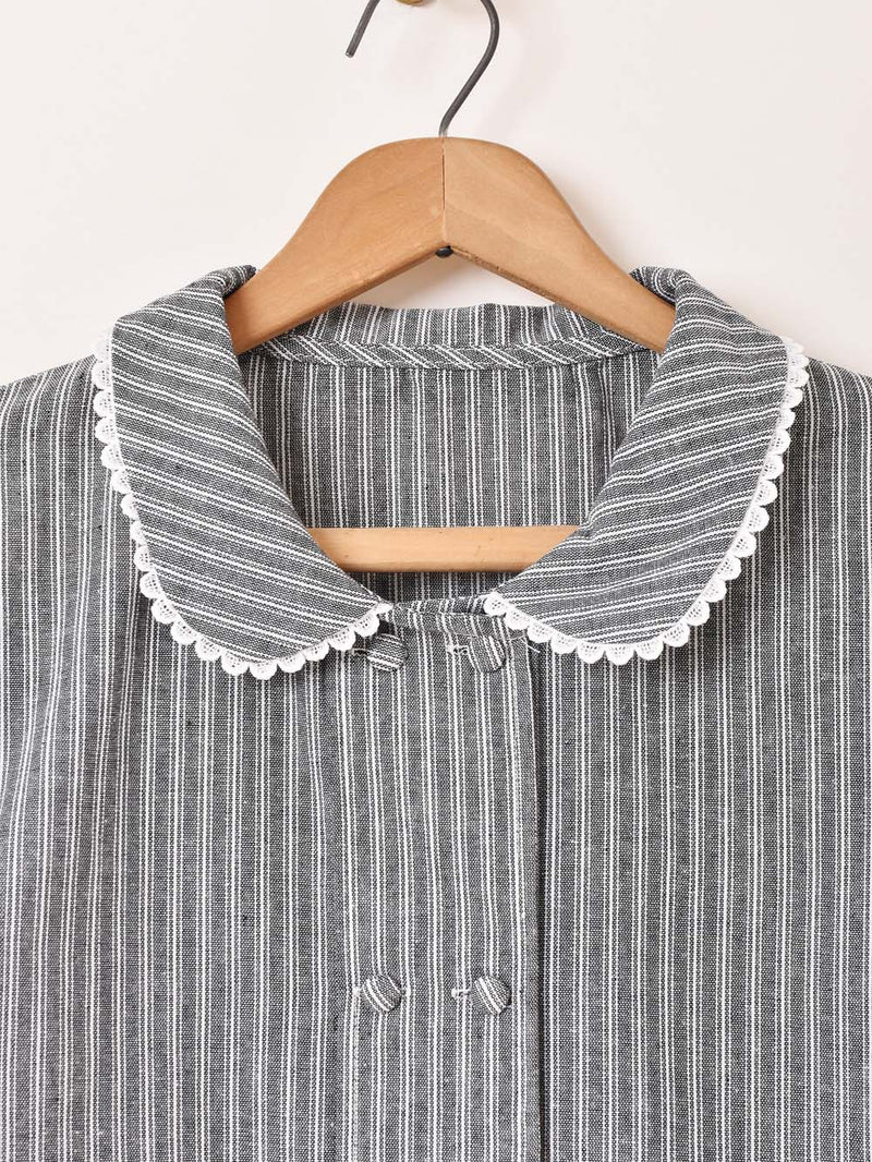 3色展開】Meridian ダブルボタン 長袖ブラウス – 古着屋Top of the
