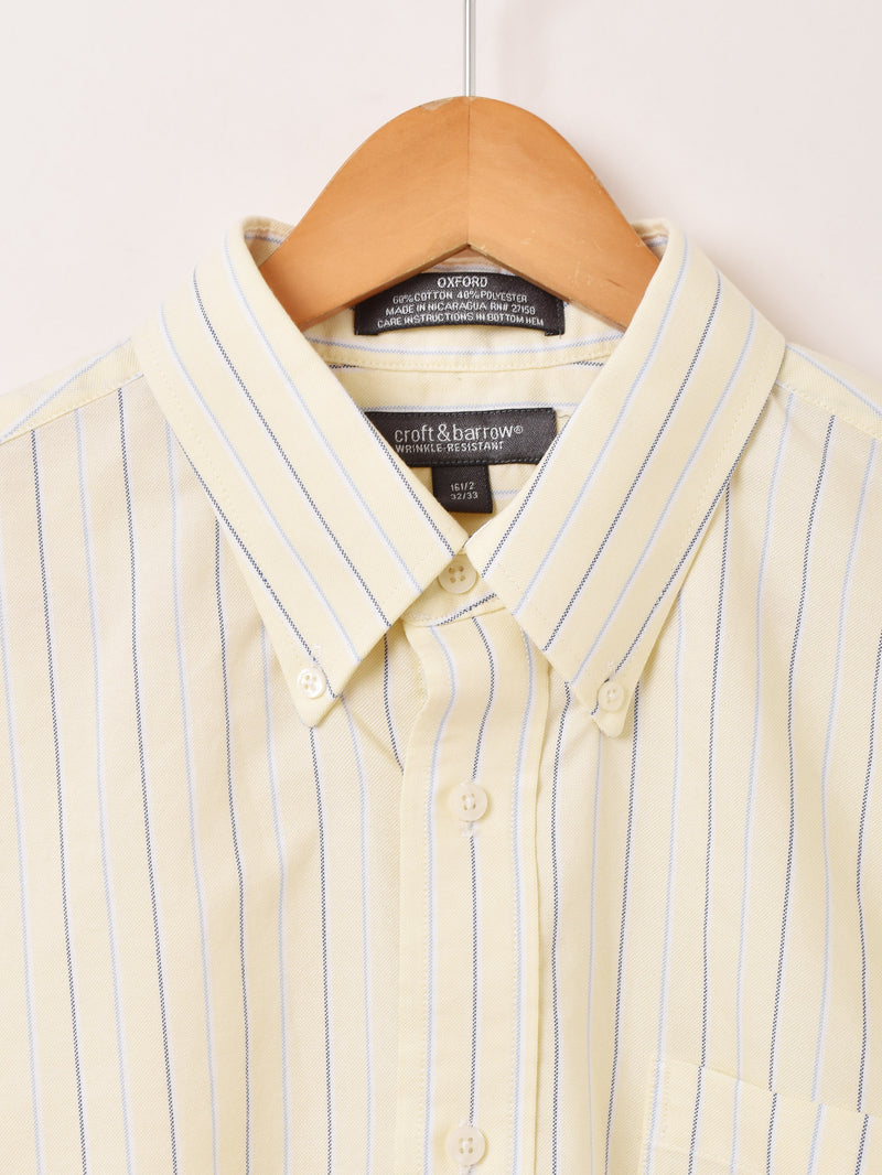 "Croft&Barrow" ストライプ 長袖シャツ