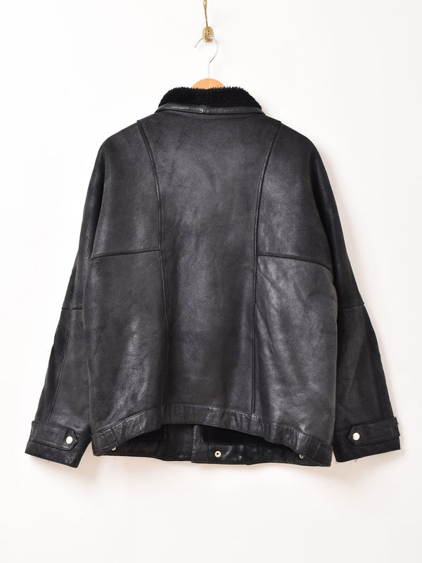 Made In Germany　Black Mouton Jacket