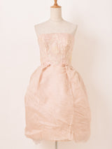 50's〜60's Made in USA ベアトップ シフォンドレス