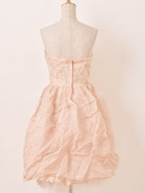 50's〜60's Made in USA ベアトップ シフォンドレス