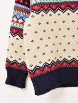 Meridian フェアアイルデザイン セーター