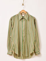 70's ”GANT” ストライプ 長袖シャツ