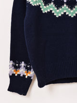 Elcamino ノルディック柄 セーター