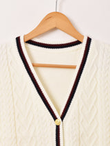 【2色展開】Meridian ラインデザイン ニットベスト