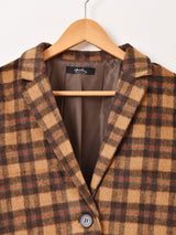 【2色展開】Meridian チェック柄 テーラードジャケット