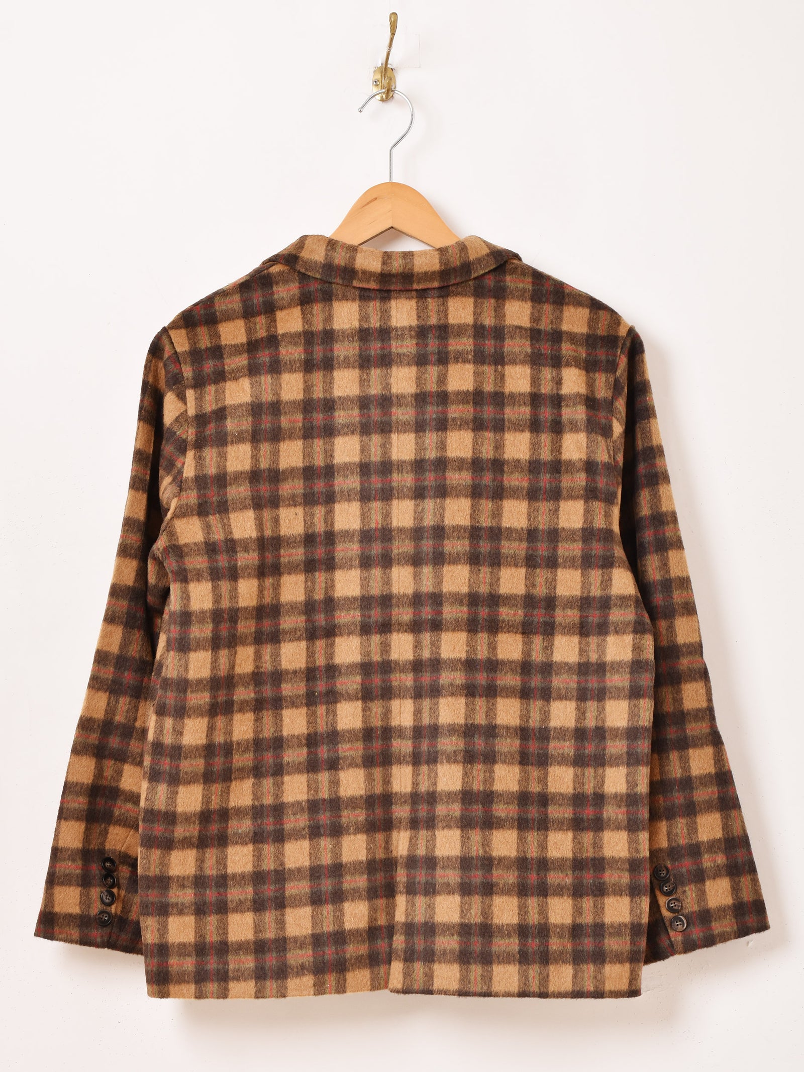 2色展開】Meridian チェック柄 テーラードジャケット – 古着屋Top of