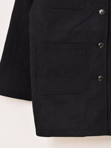 【2色展開】Meridian フェイクスエード カバーオールジャケット