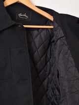 【2色展開】Meridian フェイクスエード カバーオールジャケット