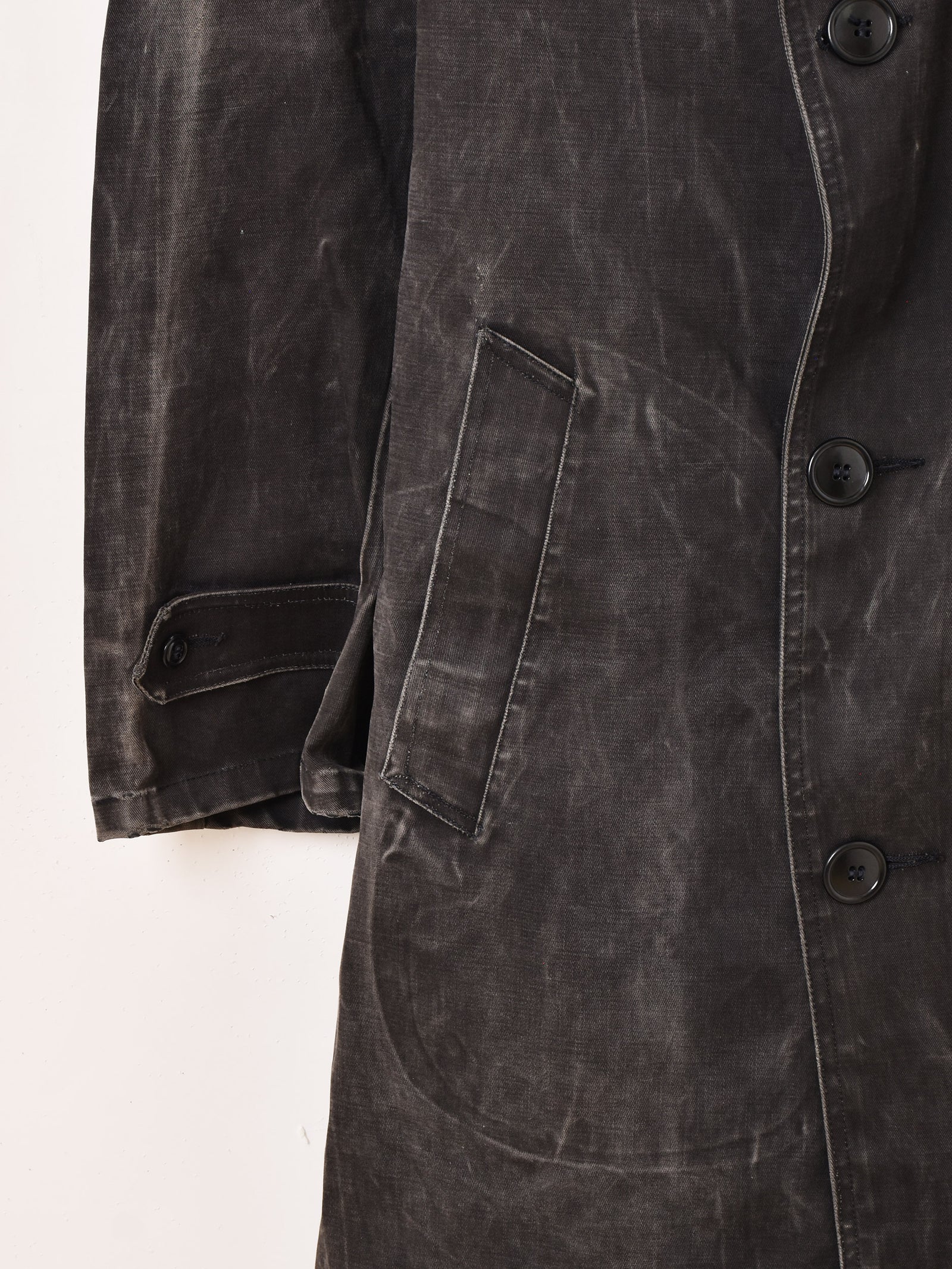 1940's U.S.NAVY Rubberized Rain Coat – 古着屋Top of the Hillの