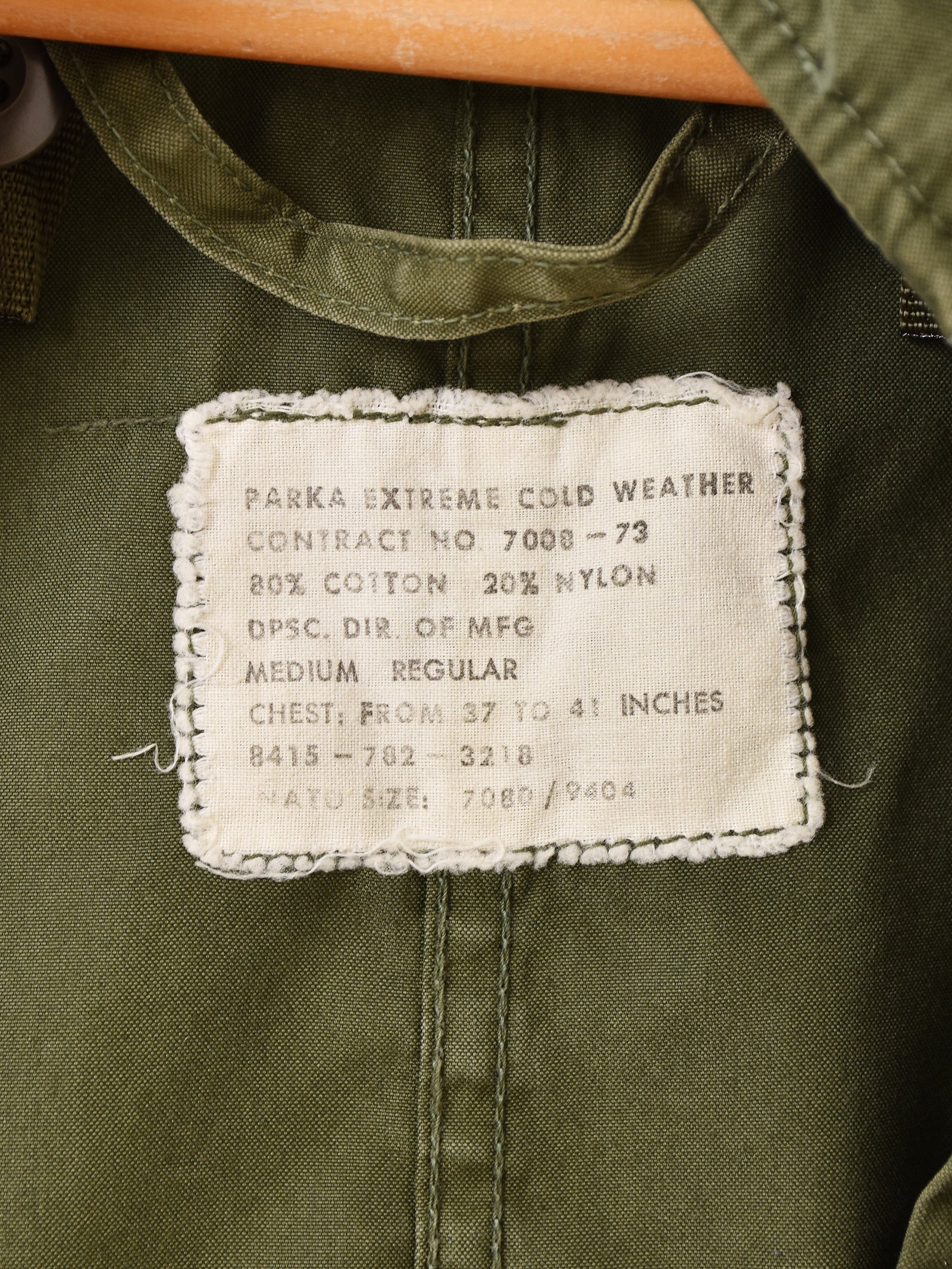 1973's U.S.ARMY M-65 フィッシュテールパーカー – 古着屋Top of the