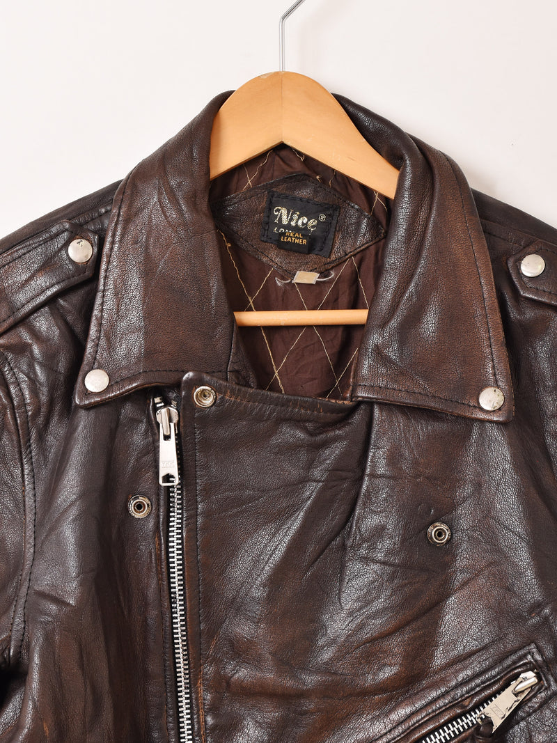 "Nice LONDON" Double Riders Jacket