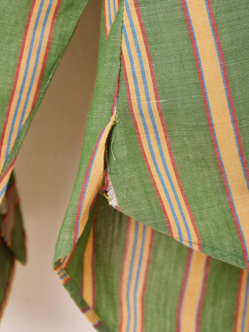 70's ”GANT” ストライプ 長袖シャツ
