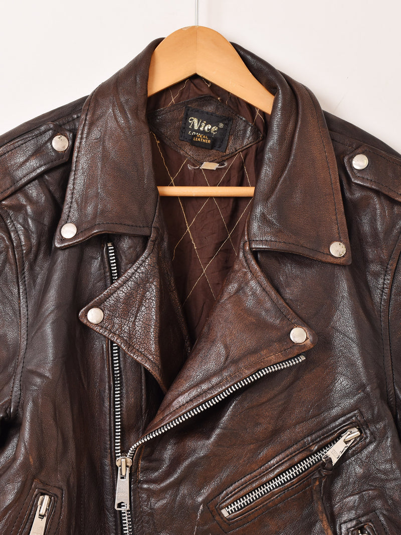 "Nice LONDON" Double Riders Jacket