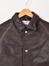 【2色展開】Emerald Motel カバーオールタイプ レザージャケット