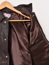 【2色展開】Emerald Motel カバーオールタイプ レザージャケット