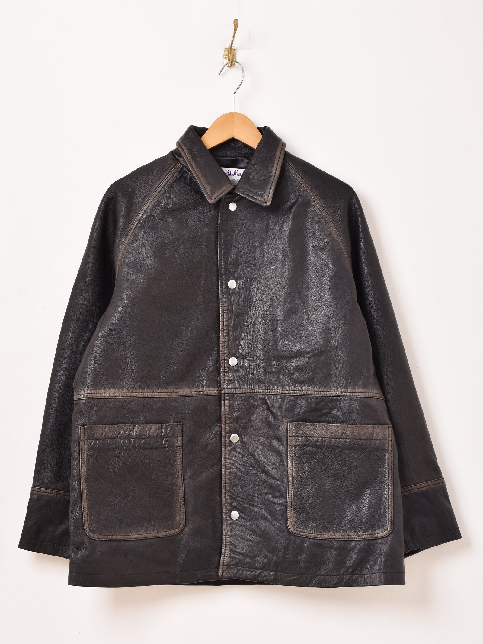 希少 ヴィンテージ　60's スエード レザー カバーオール 2色展開】Emerald Motel カバーオールタイプ レザージャケット – 古着