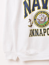 80's NAVY ANNAPOLICE カレッジスウェット