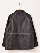 【2色展開】Emerald Motel カバーオールタイプ レザージャケット