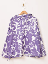 【2色展開】Backers 総柄 ウッドストック アノラックパーカー