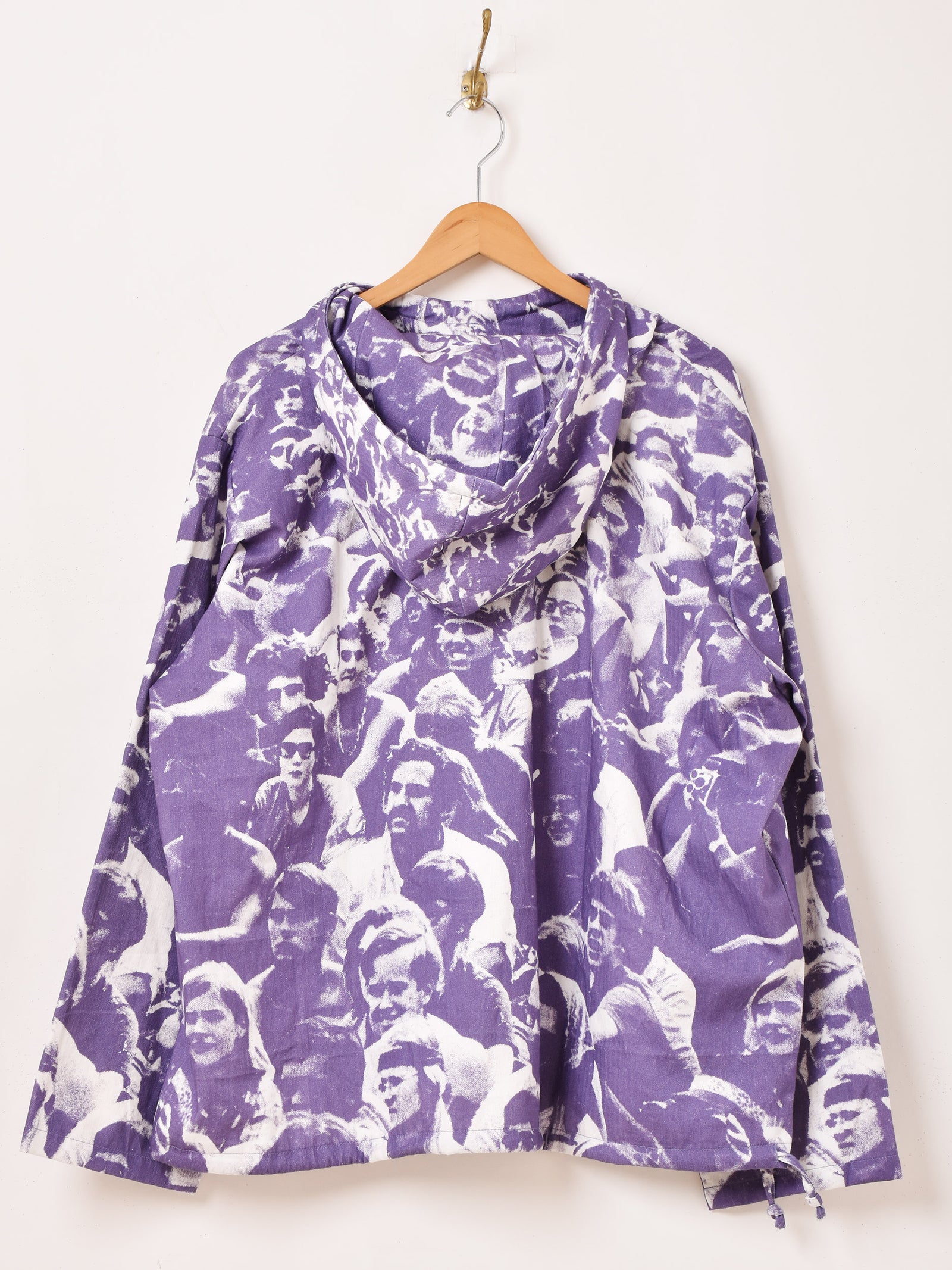 2色展開】Backers 総柄 ウッドストック アノラックパーカー – 古着屋