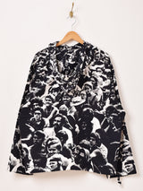 【2色展開】Backers 総柄 ウッドストック アノラックパーカー