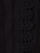 【2色展開】Meridian カットワークレース 半袖シャツ
