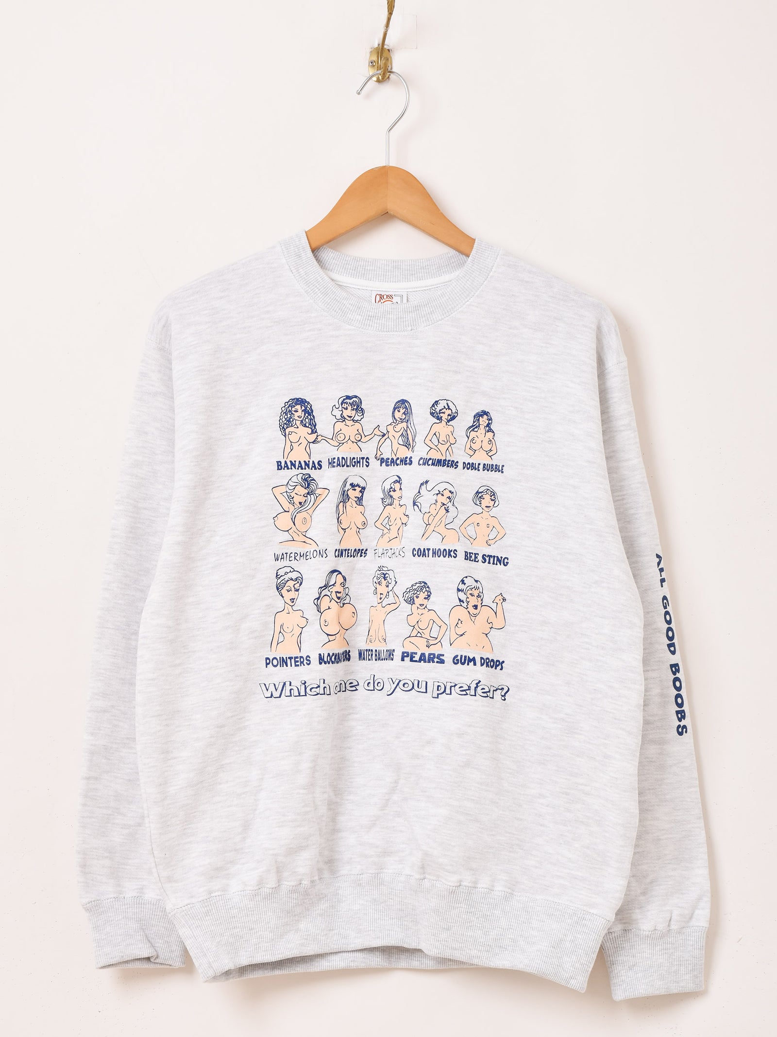 しーちゃん 2色展開】 プリント スウェットシャツ「Sexy Girl」 – 古着屋Top of