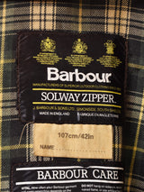 1989’s Barbour SOLWAY ZIPPER Waxed Jacket