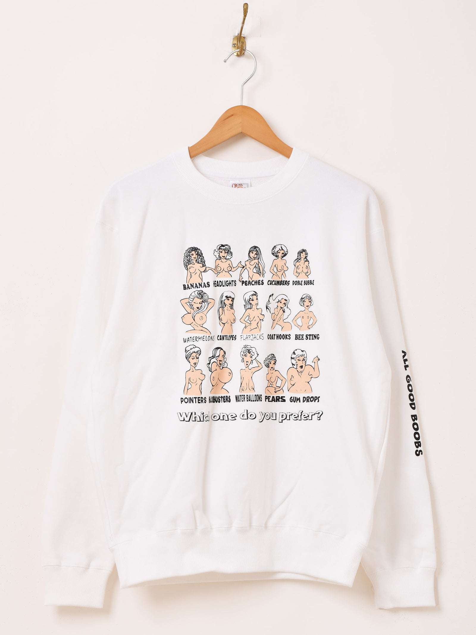 2色展開】 プリント スウェットシャツ「Sexy Girl」 – 古着屋Top of