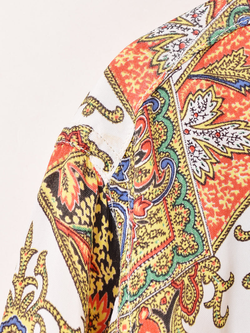 40's〜50's "BIRD OF PARADISE" Open Collar Shirt