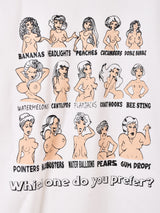 【2色展開】 プリント スウェットシャツ「Sexy Girl」