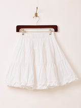 【2色展開】Meridian ティアード フリル ミニスカート