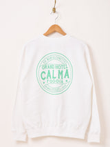 【2色展開】 プリント スウェットシャツ「CALMA」