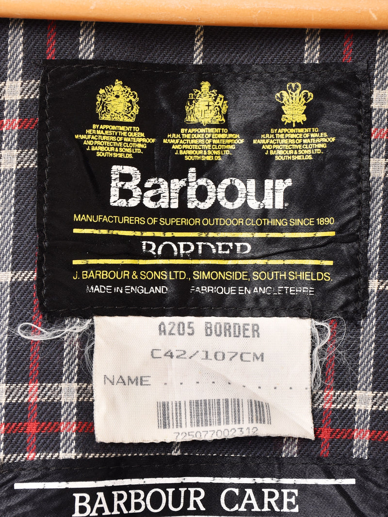 1992's Barbour BORDER Waxed Jacket