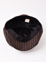 【2色展開】ピンストライプ柄 キャスケット